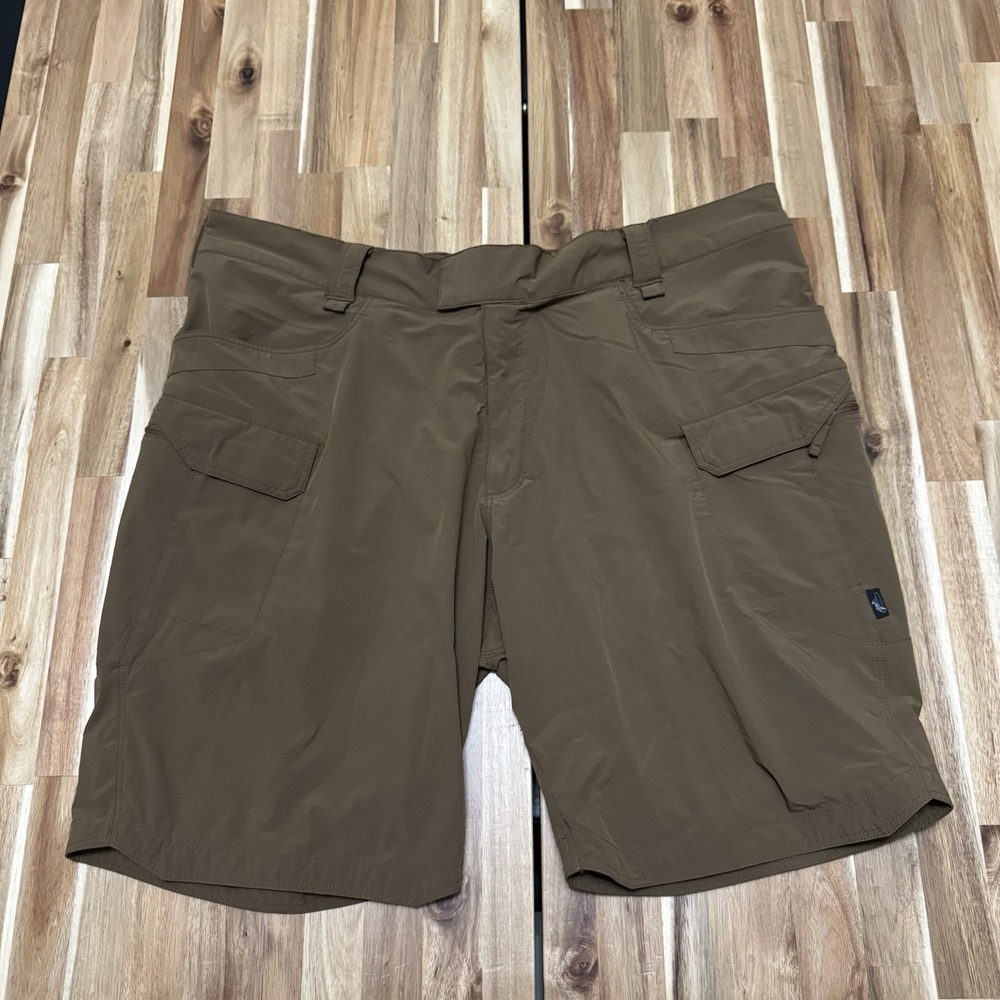 Helikon Tex Shorts Mens 42 Brown Khaki Outdoor Tactical Cargo Utility Hiking